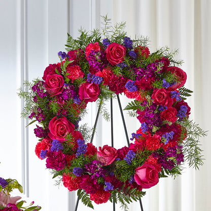 Calming Colors Wreath –  Sweet As Can Bee Florals, Baltimore MD