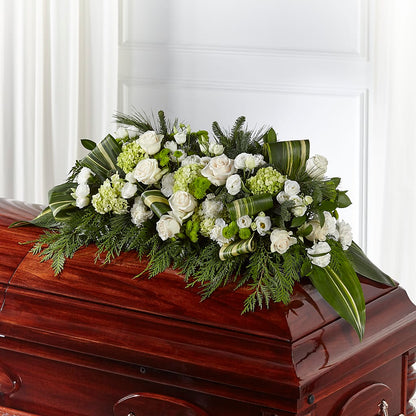 Hopeful Gesture Casket Spray –  Sweet As Can Bee Florals, Baltimore MD
