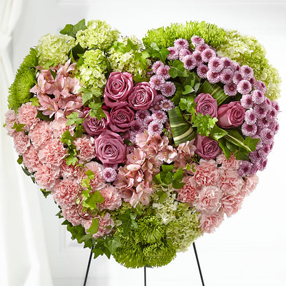 Heartwarming Standing Heart –  Sweet As Can Bee Florals, Baltimore MD