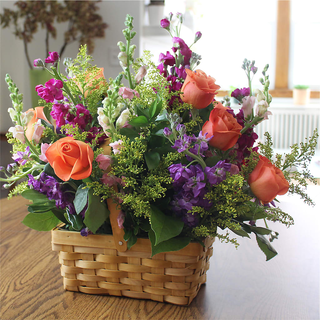 Garden of Life Basket –  Sweet As Can Bee Florals, Baltimore MD