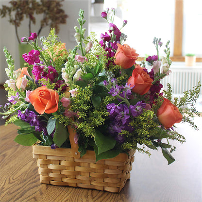 Garden of Life Basket –  Sweet As Can Bee Florals, Baltimore MD