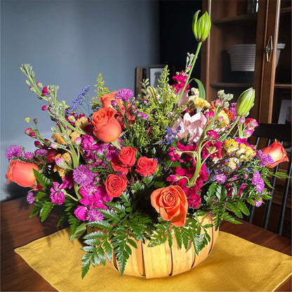 Garden of Life Basket –  Sweet As Can Bee Florals, Baltimore MD