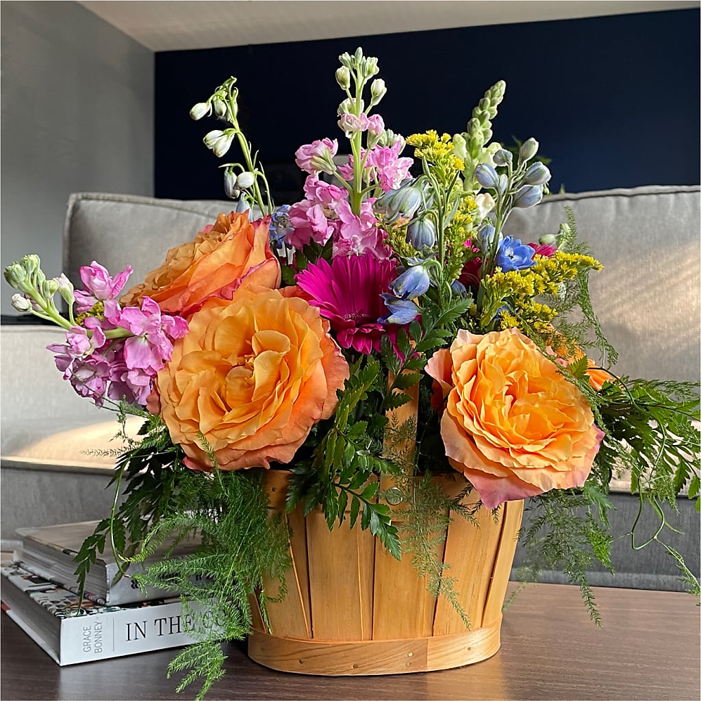 Garden of Life Basket –  Sweet As Can Bee Florals, Baltimore MD