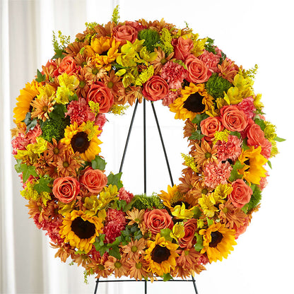 Autumnal Memories Wreath (Standard) –  Sweet As Can Bee Florals, Baltimore MD