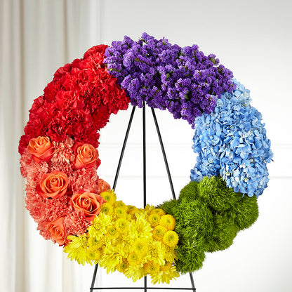 Circle of Love Wreath –  Sweet As Can Bee Florals, Baltimore MD