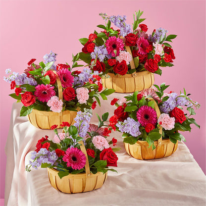 Pink Picnic Basket –  Sweet As Can Bee Florals, Baltimore MD