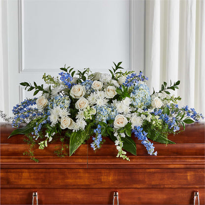 Timeless Essence Casket Spray –  Sweet As Can Bee Florals, Baltimore MD