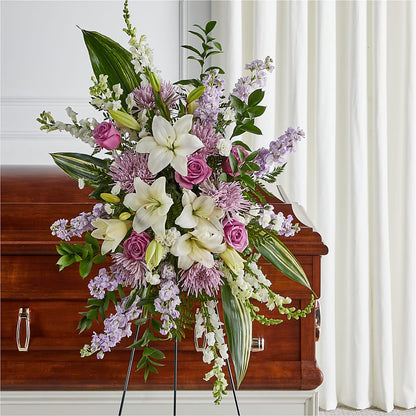 Grateful Hearts Standing Spray –  Sweet As Can Bee Florals, Baltimore MD