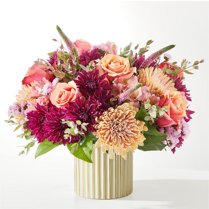 Berry Cobbler Bouquet with Ivory Vase –  Sweet As Can Bee Florals, Baltimore MD