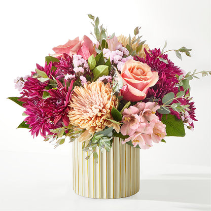 Berry Cobbler Bouquet with Ivory Vase –  Sweet As Can Bee Florals, Baltimore MD