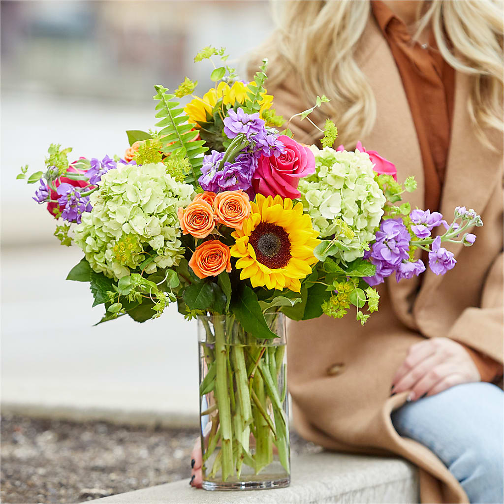 Vibrant Greetings Bouquet –  Sweet As Can Bee Florals, Baltimore MD