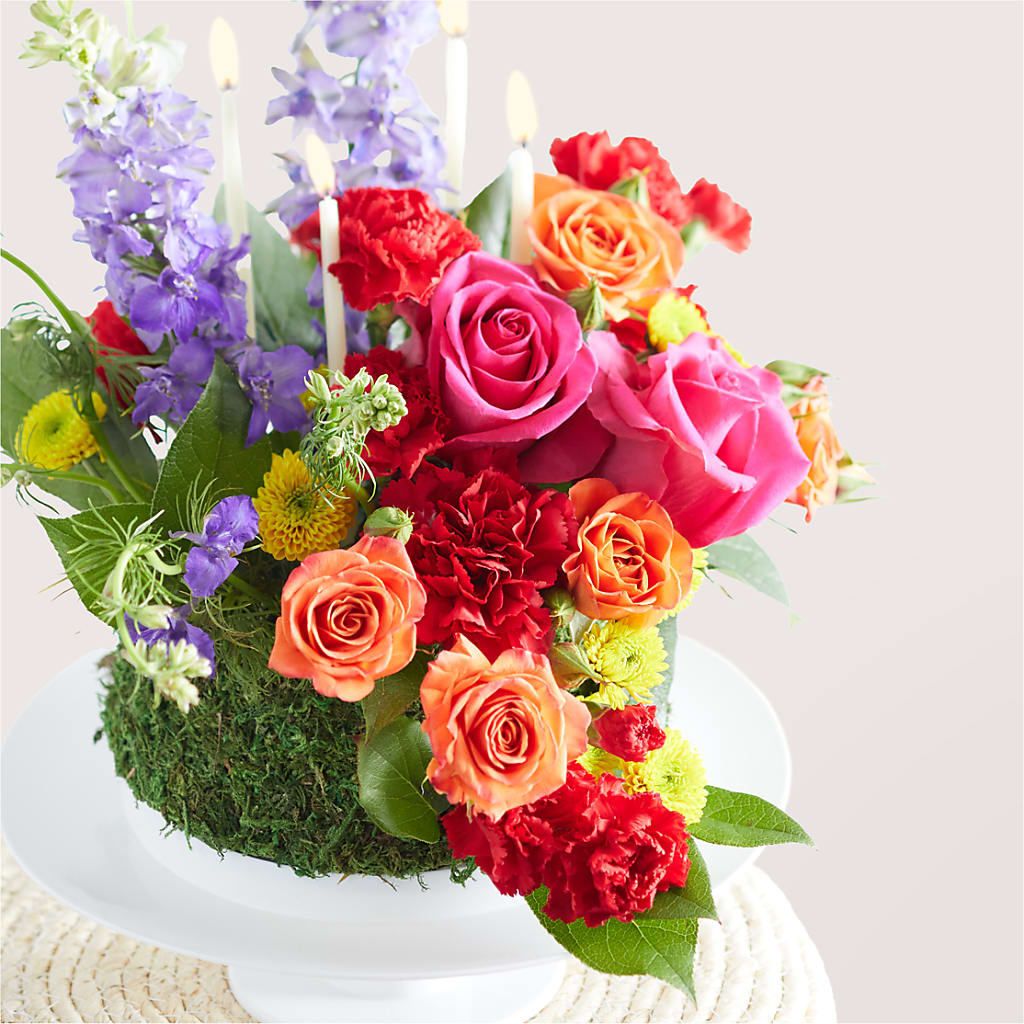 Best Year Yet Floral Cake –  Sweet As Can Bee Florals, Baltimore MD