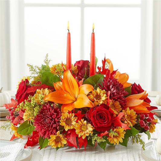 Autumn's Embrace Centerpiece –  Sweet As Can Bee Florals, Baltimore MD