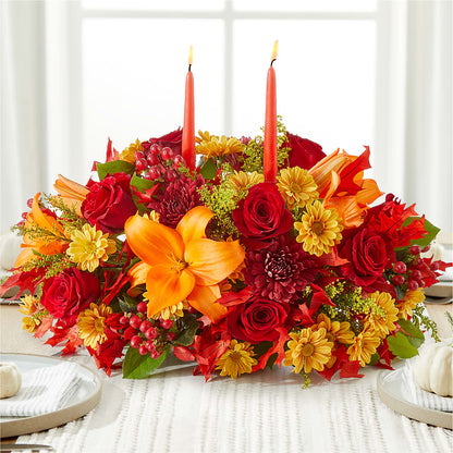 Autumn's Embrace Centerpiece –  Sweet As Can Bee Florals, Baltimore MD