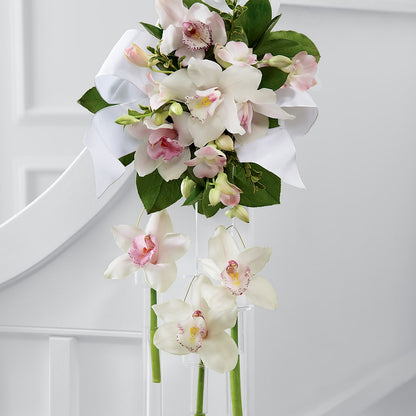 Perfect Entrance Pew Arrangement –  Sweet As Can Bee Florals, Baltimore MD