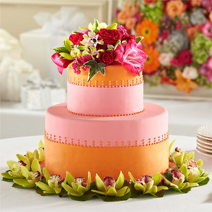 Sweet Citrus Cake Decor –  Sweet As Can Bee Florals, Baltimore MD